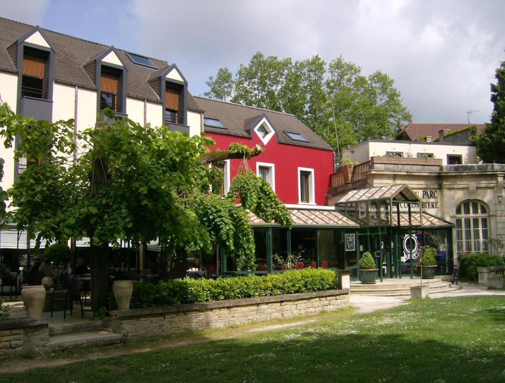Hotel Restaurant Du Parc De La Colombiere ดีจอง ภายนอก รูปภาพ